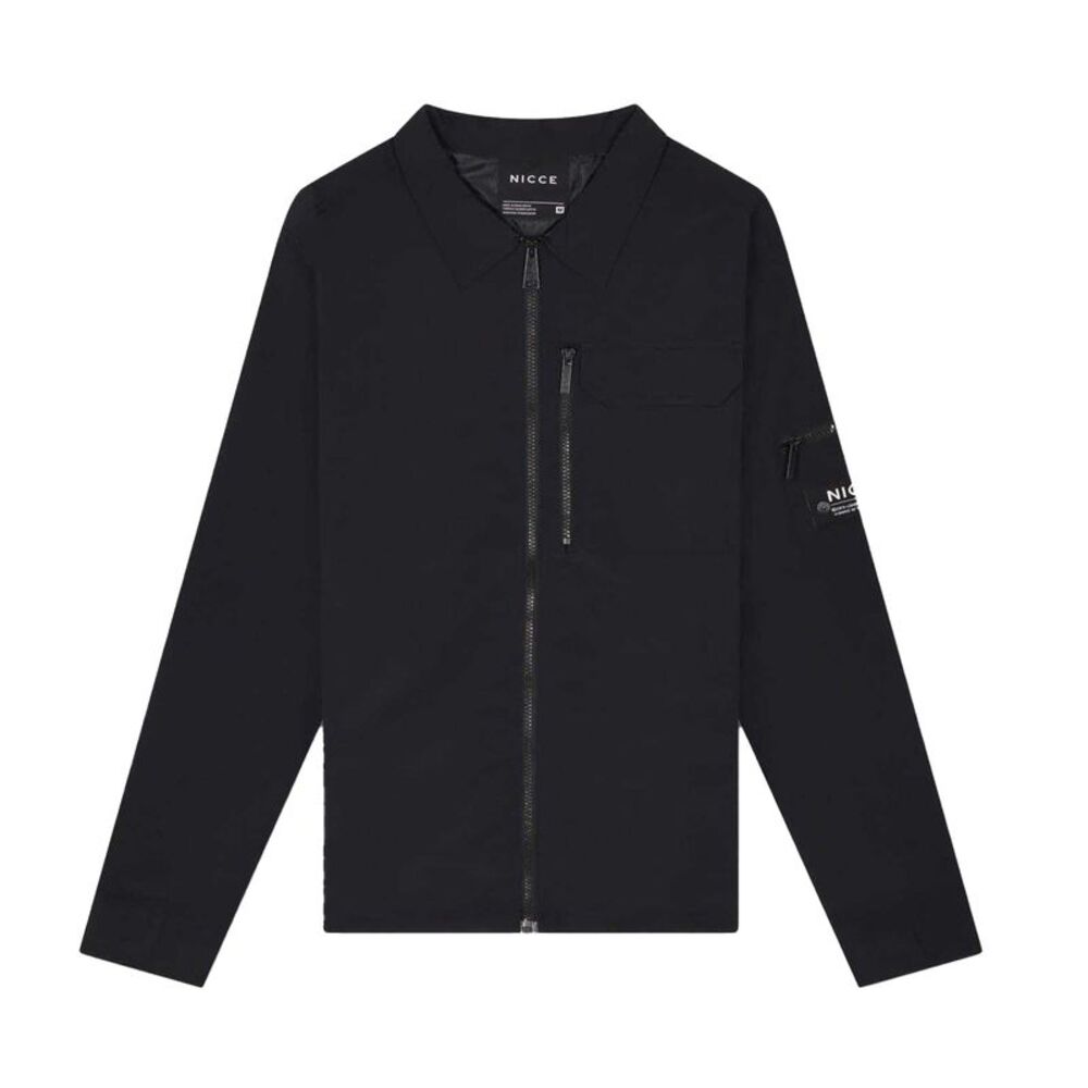 Nicce Mens Claytun Overshirt / Black